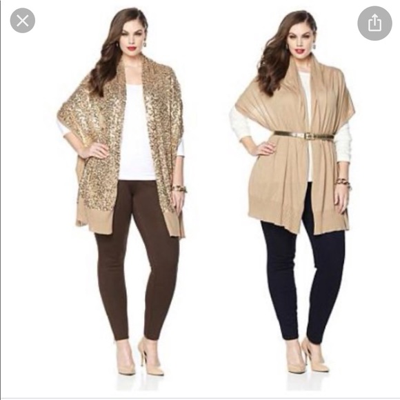 IMAN Accessories - Two (2) NWT Iman Global Chic Luxe Wraps/Scarves bundle